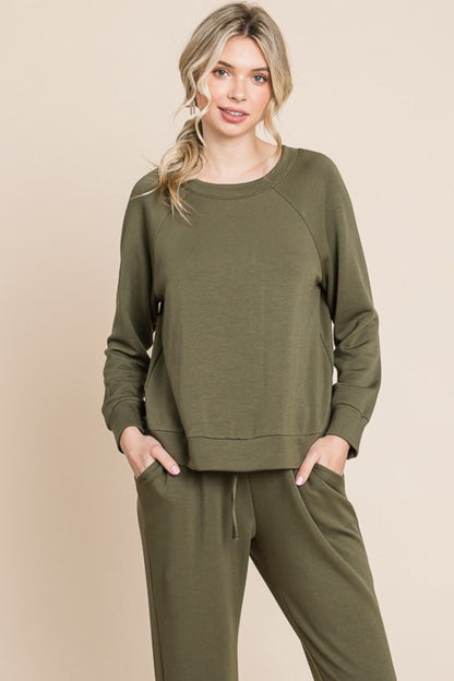 Olive Green Lounge Set – Cozy, Stylish & Perfect for Relaxing at Home